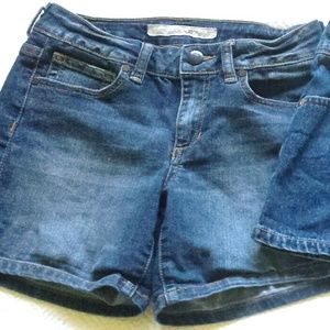 THREE pairs - Girls Jean Shorts - Sz. 12